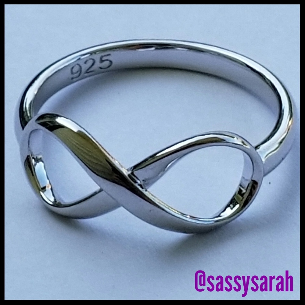 Infinity .925 Sterling Silver Ring